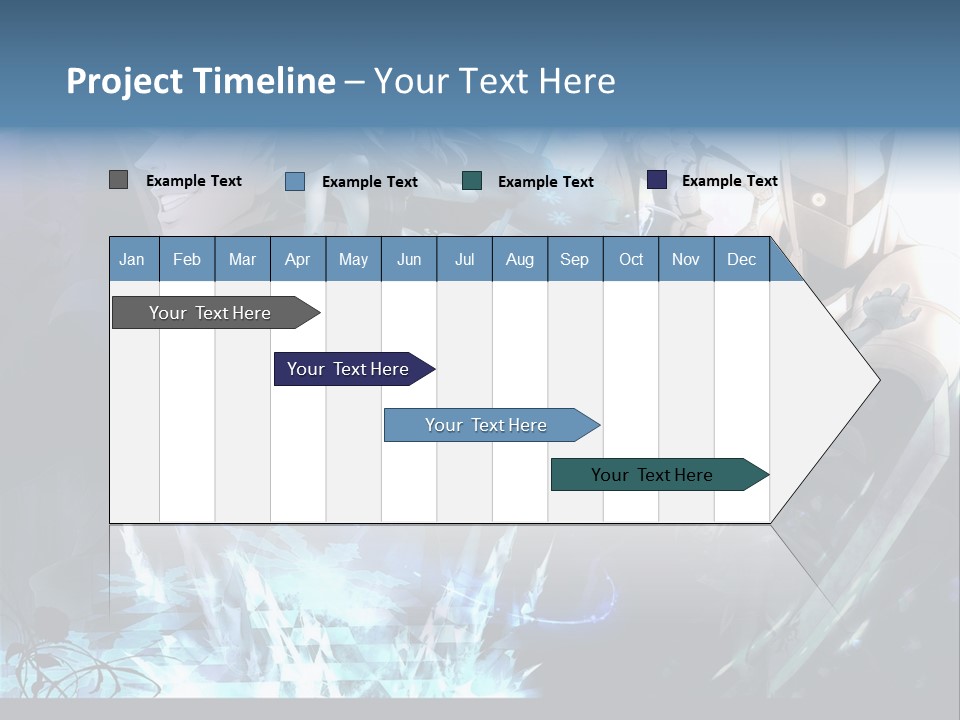 A Group Of Anime Characters With The Words Name Of Presentation PowerPoint Template
