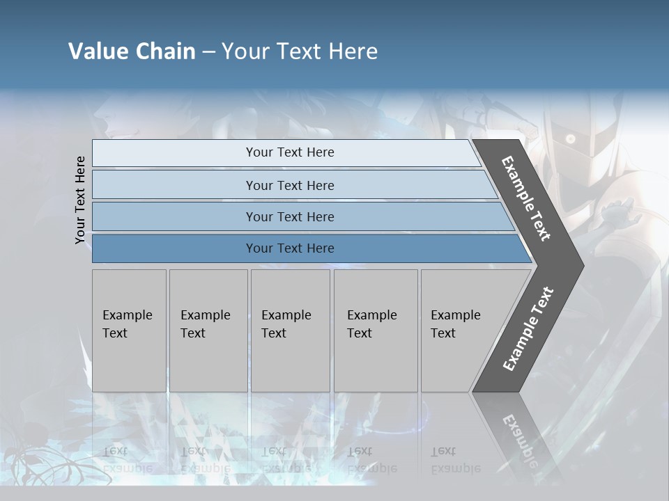 A Group Of Anime Characters With The Words Name Of Presentation PowerPoint Template