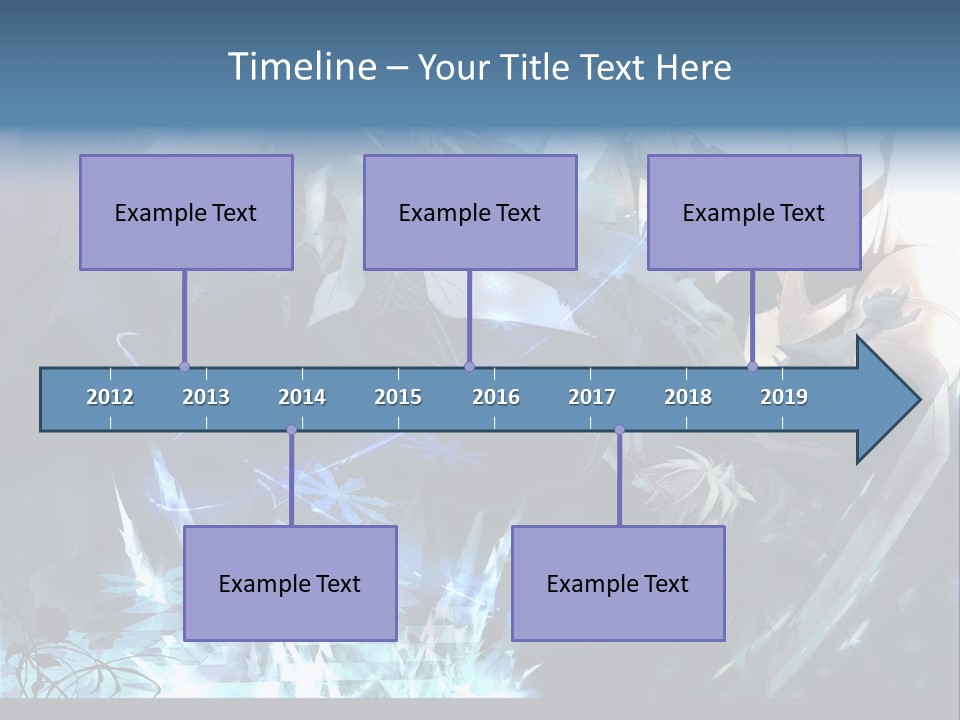 A Group Of Anime Characters With The Words Name Of Presentation PowerPoint Template