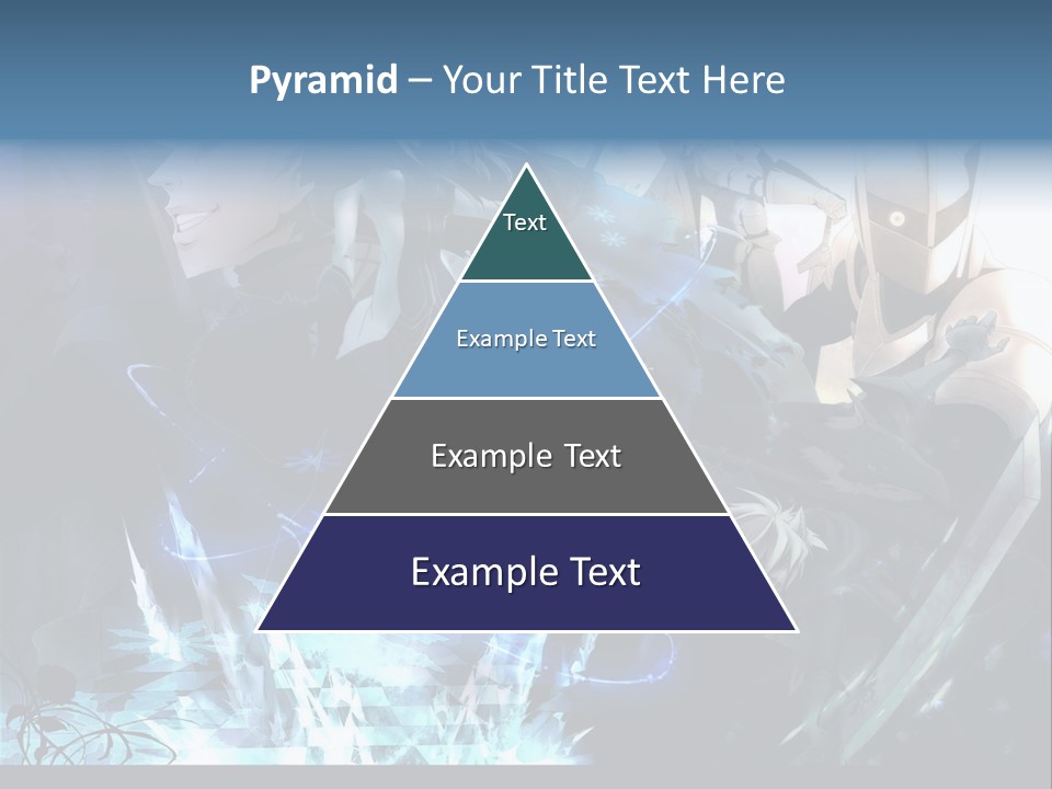 A Group Of Anime Characters With The Words Name Of Presentation PowerPoint Template