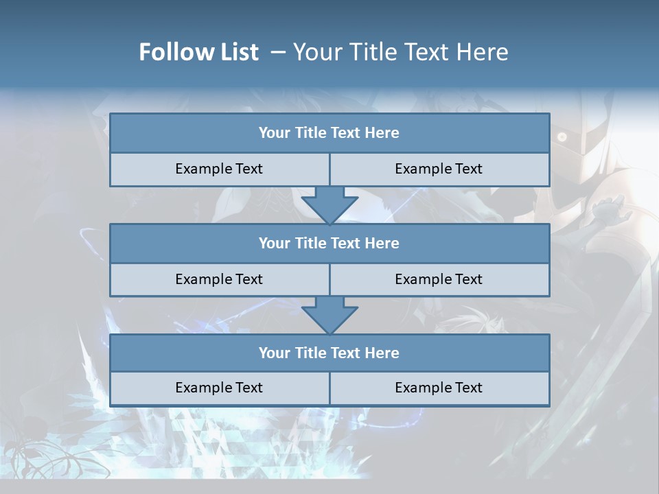 A Group Of Anime Characters With The Words Name Of Presentation PowerPoint Template