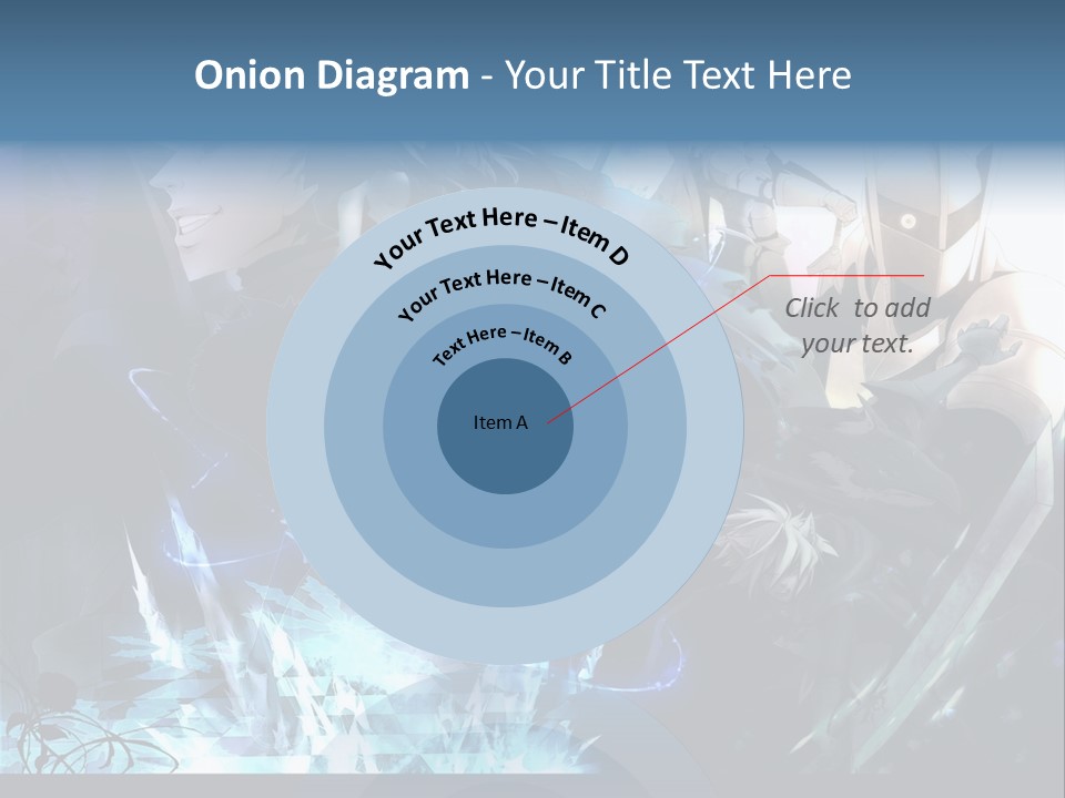 A Group Of Anime Characters With The Words Name Of Presentation PowerPoint Template