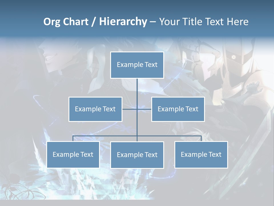 A Group Of Anime Characters With The Words Name Of Presentation PowerPoint Template