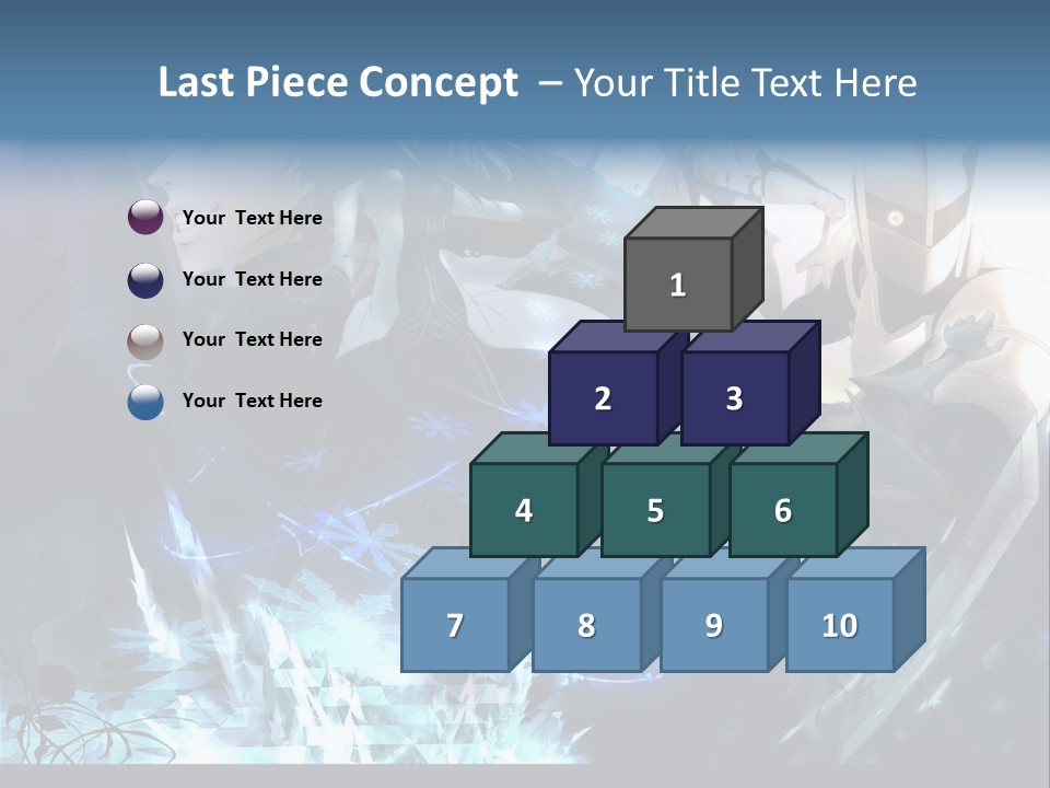 A Group Of Anime Characters With The Words Name Of Presentation PowerPoint Template