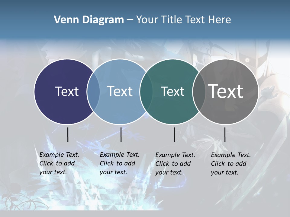 A Group Of Anime Characters With The Words Name Of Presentation PowerPoint Template