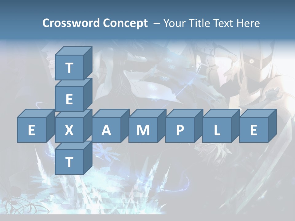 A Group Of Anime Characters With The Words Name Of Presentation PowerPoint Template