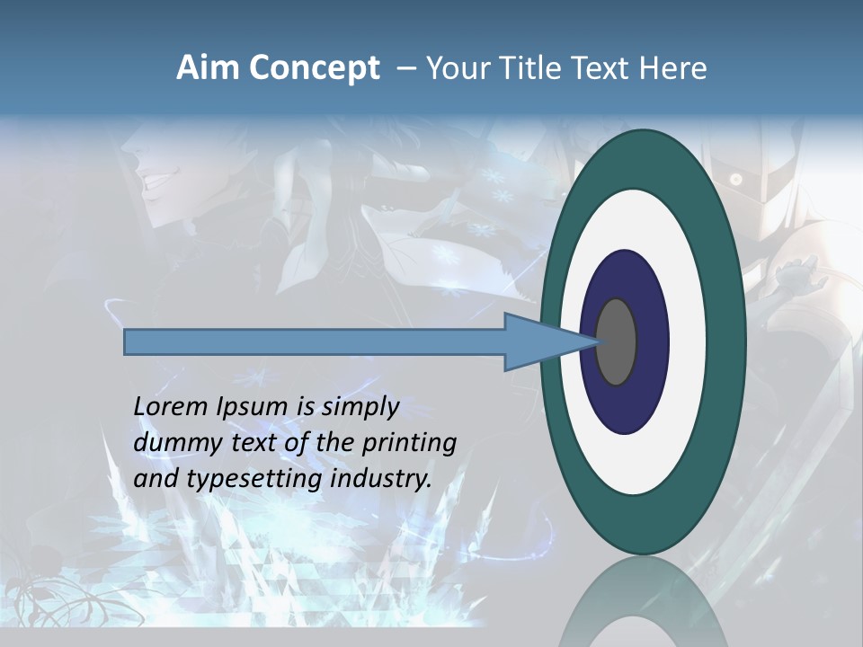 A Group Of Anime Characters With The Words Name Of Presentation PowerPoint Template