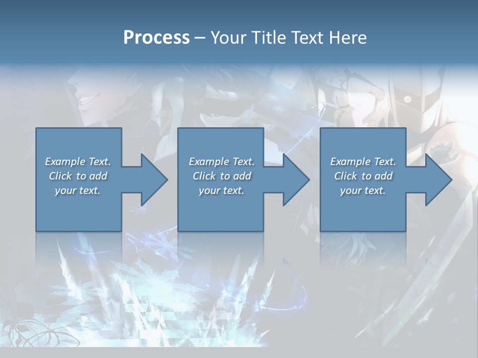 A Group Of Anime Characters With The Words Name Of Presentation PowerPoint Template