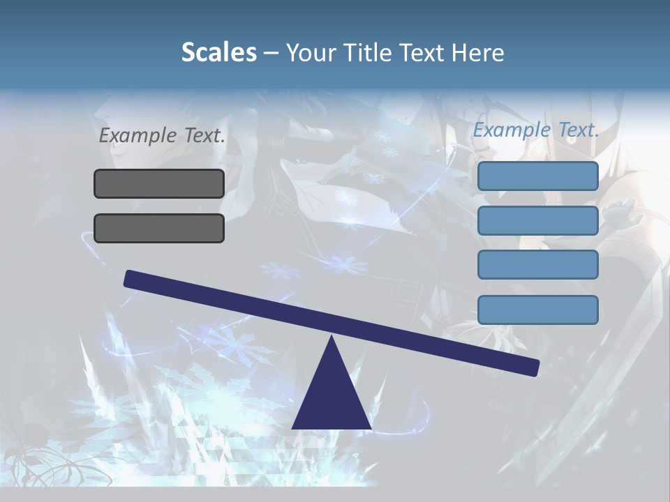 A Group Of Anime Characters With The Words Name Of Presentation PowerPoint Template