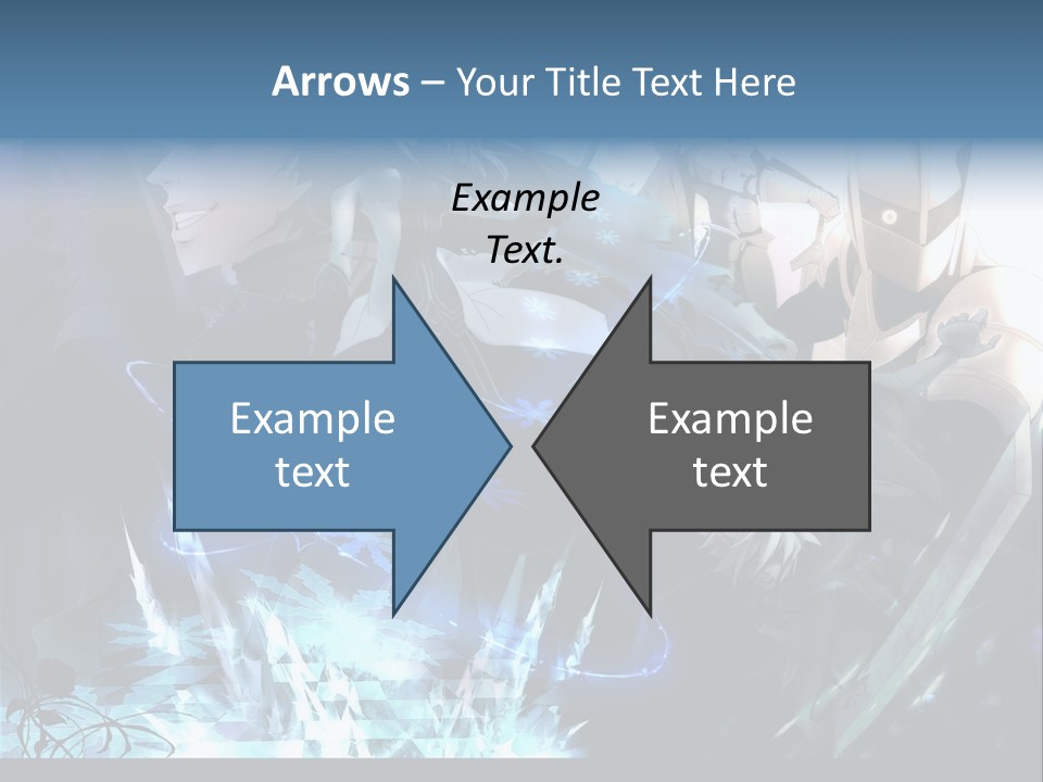 A Group Of Anime Characters With The Words Name Of Presentation PowerPoint Template