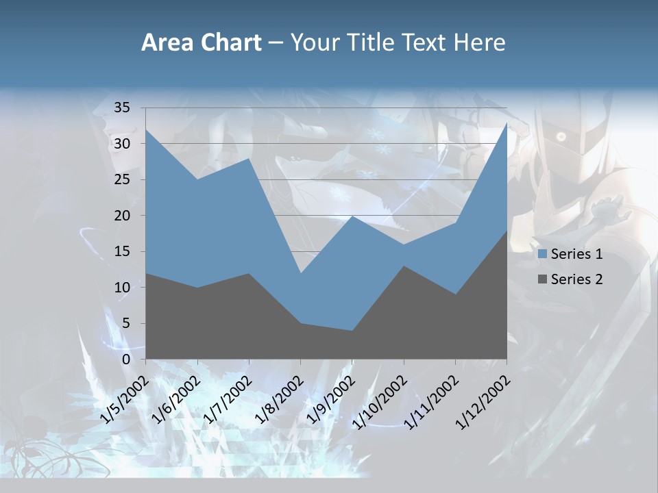 A Group Of Anime Characters With The Words Name Of Presentation PowerPoint Template