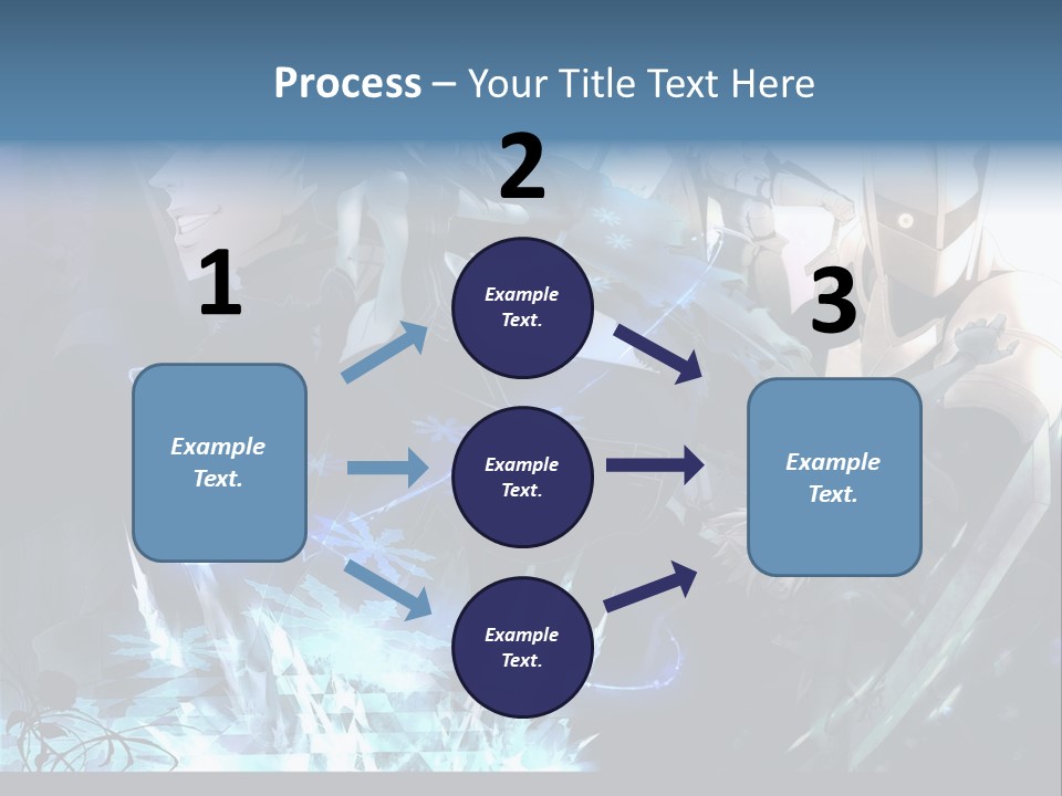 A Group Of Anime Characters With The Words Name Of Presentation PowerPoint Template
