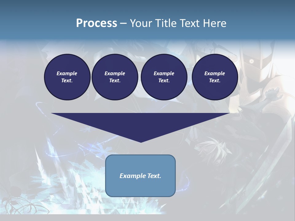 A Group Of Anime Characters With The Words Name Of Presentation PowerPoint Template