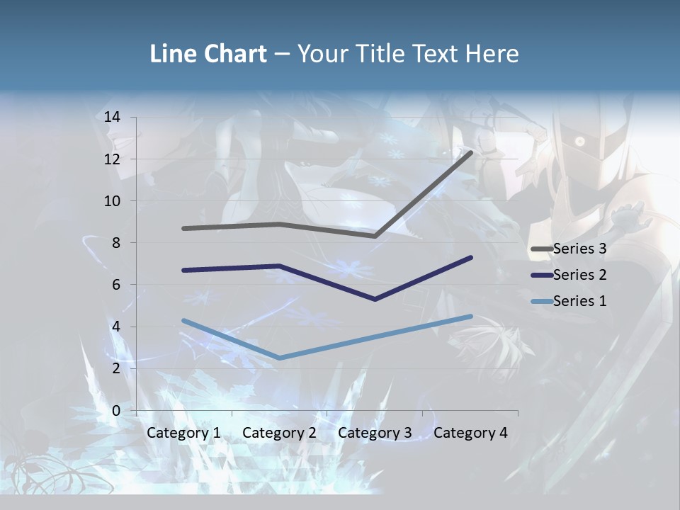 A Group Of Anime Characters With The Words Name Of Presentation PowerPoint Template