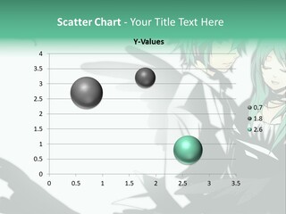 A Couple Of Anime Characters Standing Next To Each Other PowerPoint Template