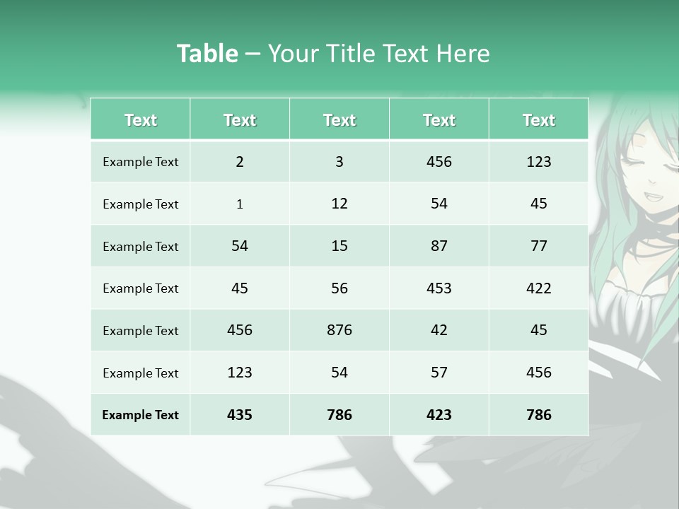 A Couple Of Anime Characters Standing Next To Each Other PowerPoint Template