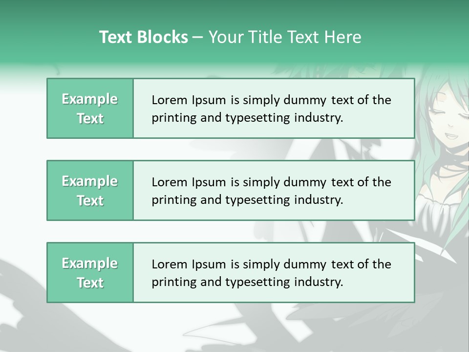 A Couple Of Anime Characters Standing Next To Each Other PowerPoint Template