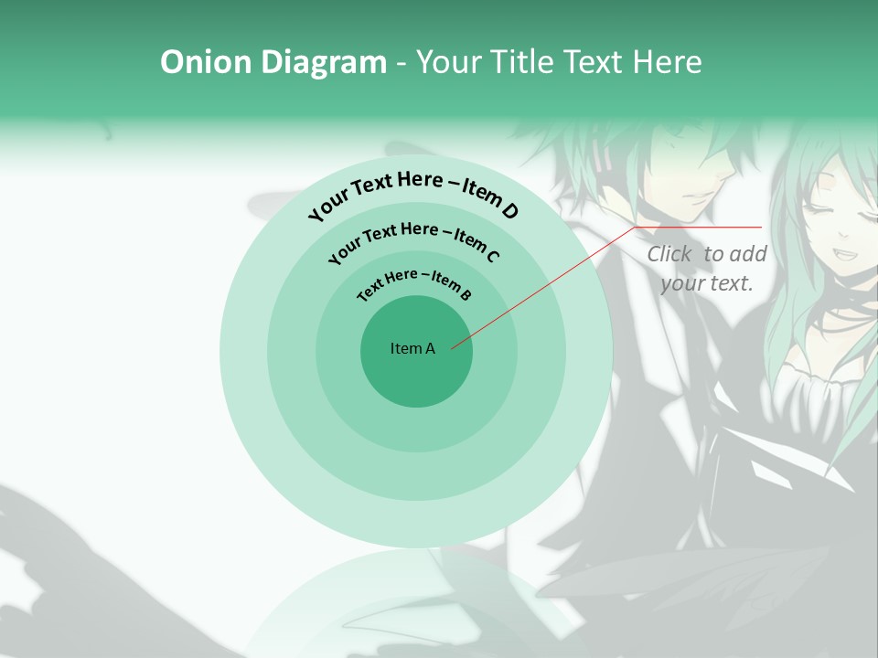 A Couple Of Anime Characters Standing Next To Each Other PowerPoint Template