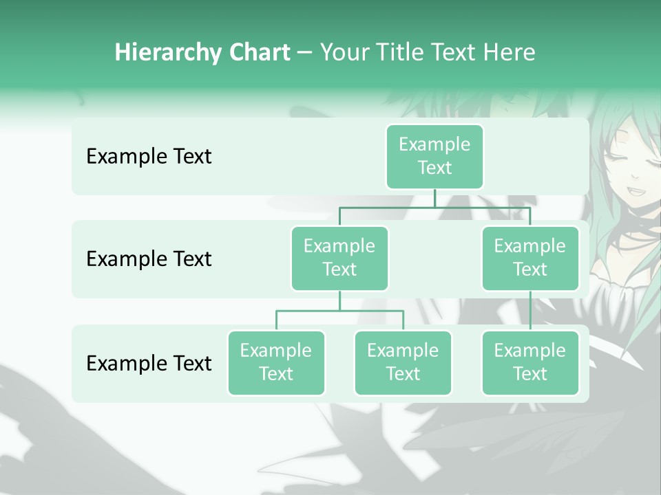A Couple Of Anime Characters Standing Next To Each Other PowerPoint Template