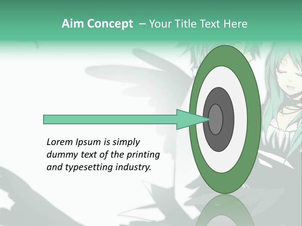 A Couple Of Anime Characters Standing Next To Each Other PowerPoint Template