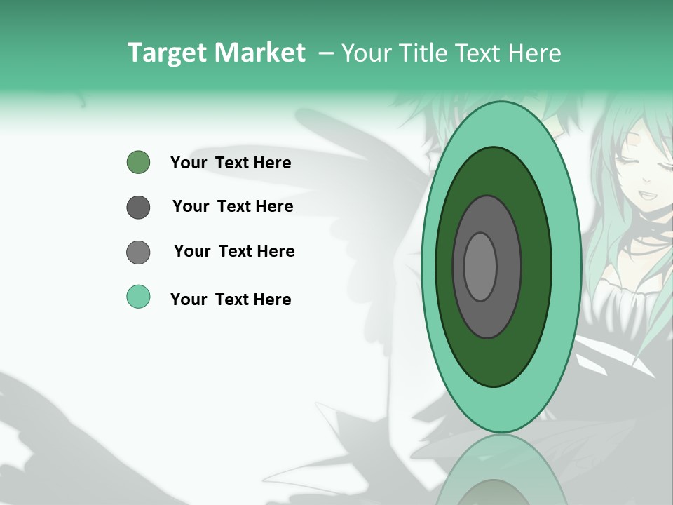 A Couple Of Anime Characters Standing Next To Each Other PowerPoint Template