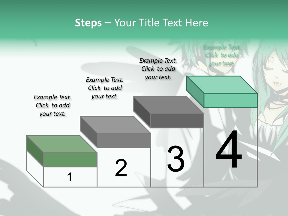 A Couple Of Anime Characters Standing Next To Each Other PowerPoint Template