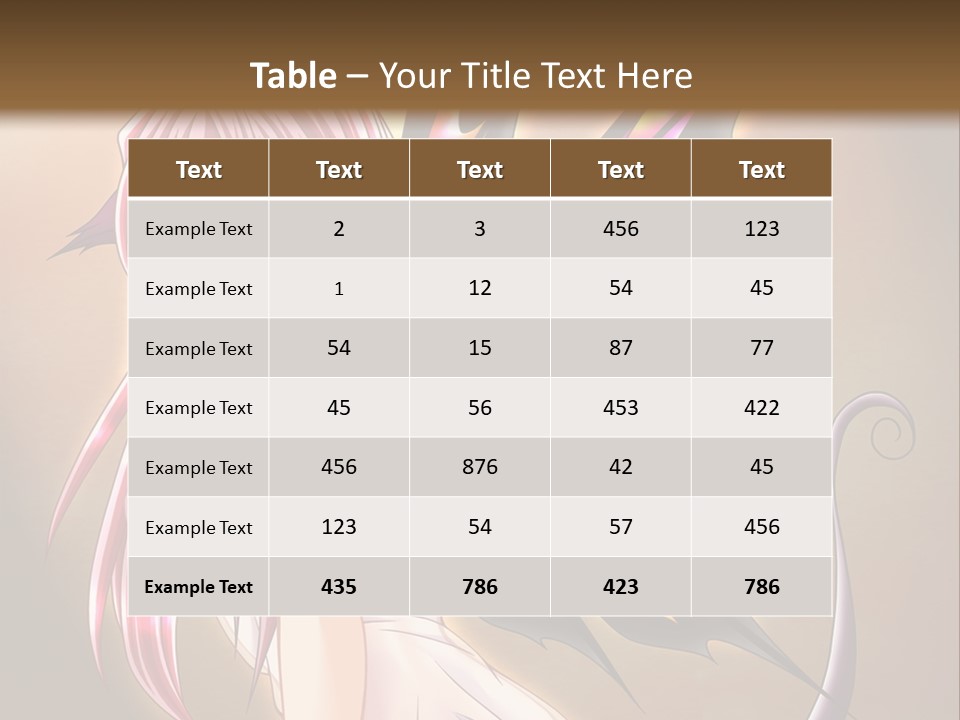 A Pretty Pink Fairy With A Dragon Wings On Her Back PowerPoint Template