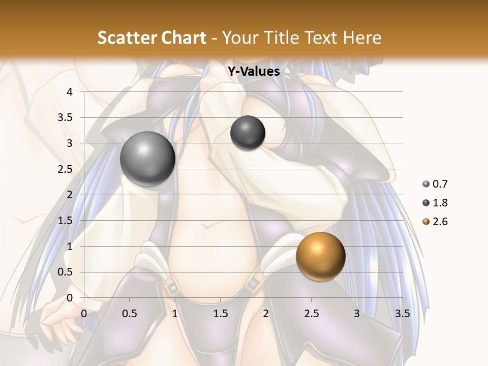 An Anime Character With Blue Hair And Boots PowerPoint Template