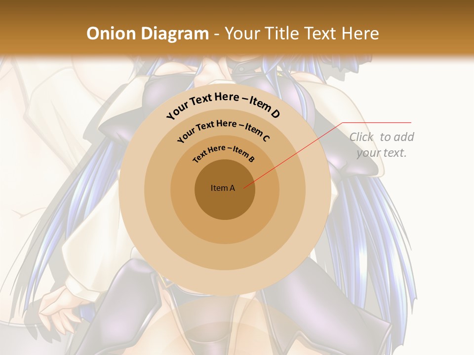 An Anime Character With Blue Hair And Boots PowerPoint Template