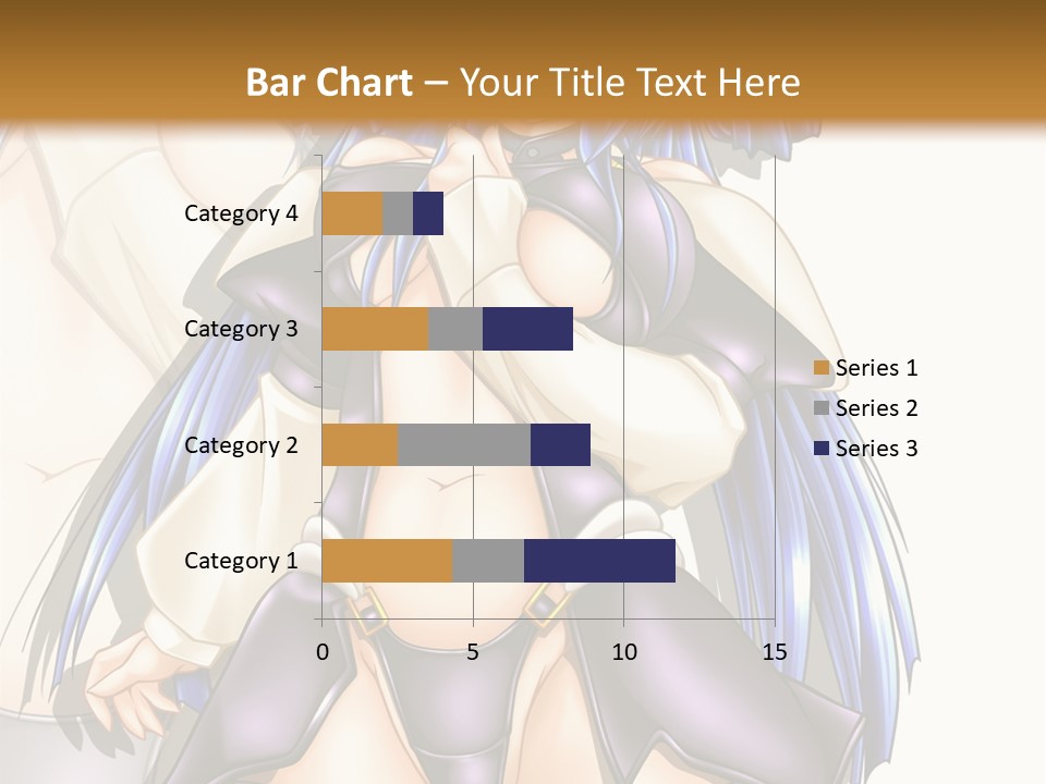 An Anime Character With Blue Hair And Boots PowerPoint Template