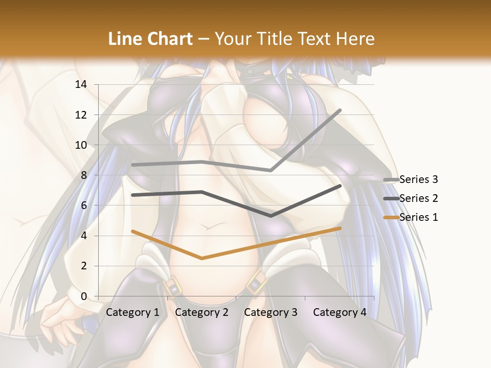 An Anime Character With Blue Hair And Boots PowerPoint Template