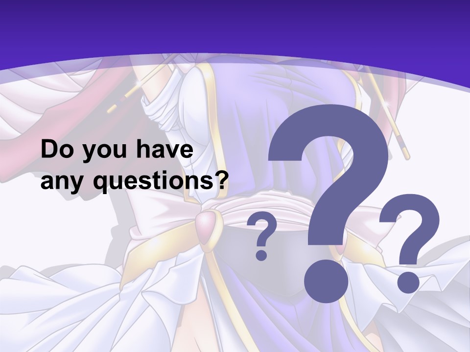 A Girl In A Purple Dress With A Purple Background PowerPoint Template