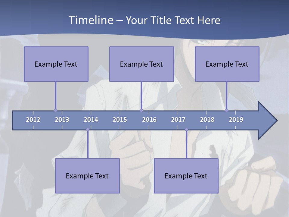 A Man In A White Shirt Holding A Knife PowerPoint Template