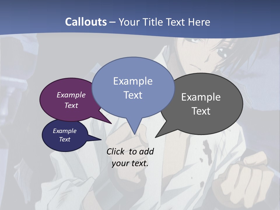 A Man In A White Shirt Holding A Knife PowerPoint Template