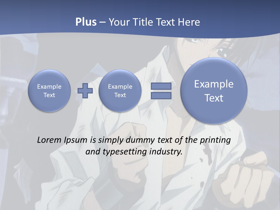 A Man In A White Shirt Holding A Knife PowerPoint Template