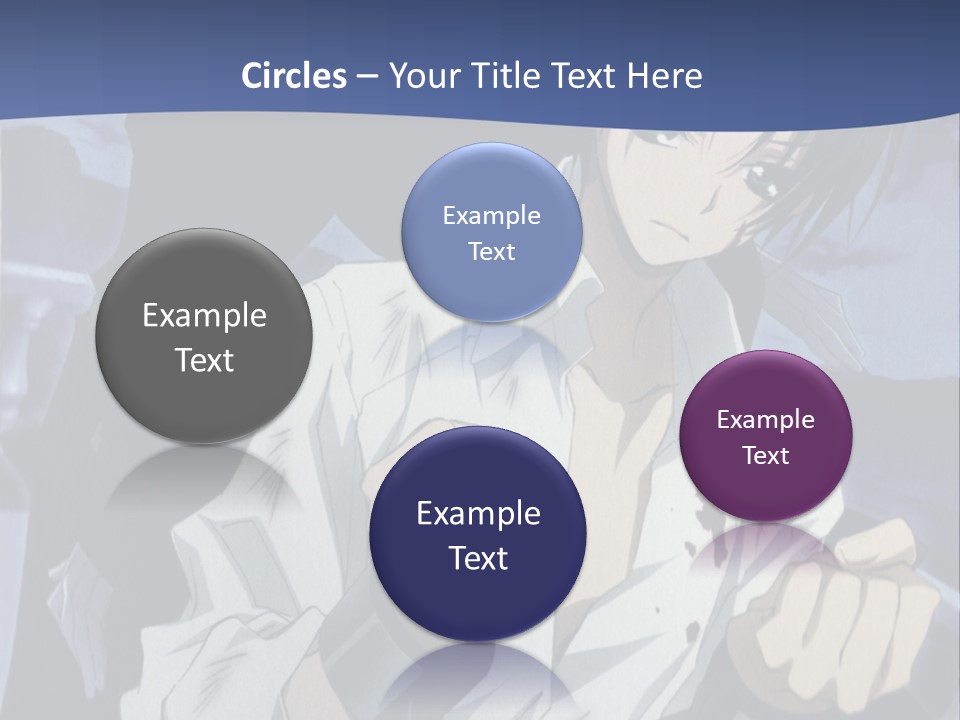 A Man In A White Shirt Holding A Knife PowerPoint Template