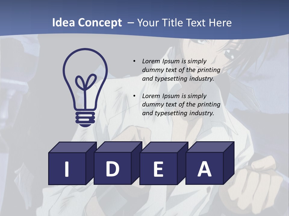 A Man In A White Shirt Holding A Knife PowerPoint Template