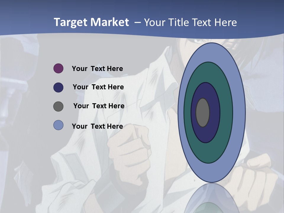 A Man In A White Shirt Holding A Knife PowerPoint Template