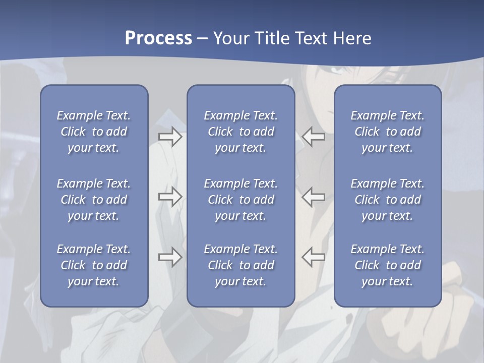 A Man In A White Shirt Holding A Knife PowerPoint Template