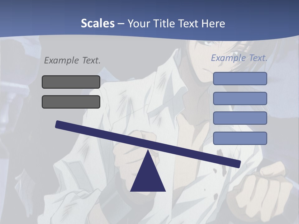 A Man In A White Shirt Holding A Knife PowerPoint Template