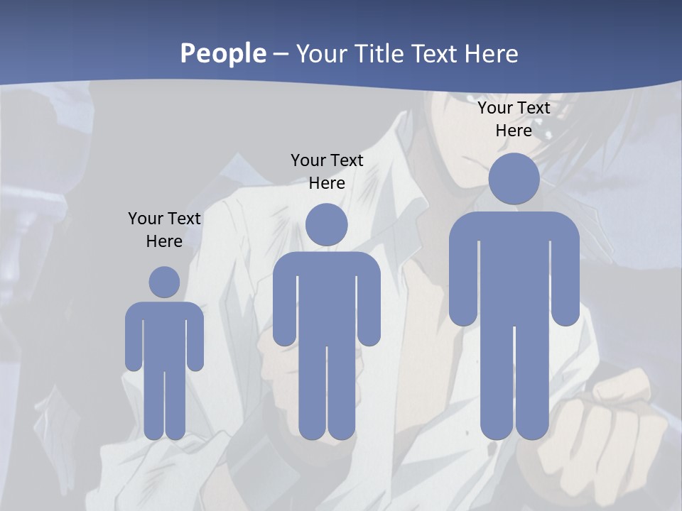 A Man In A White Shirt Holding A Knife PowerPoint Template