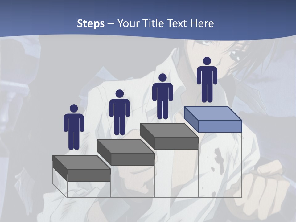 A Man In A White Shirt Holding A Knife PowerPoint Template