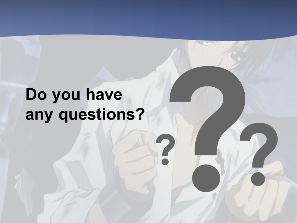 A Man In A White Shirt Holding A Knife PowerPoint Template