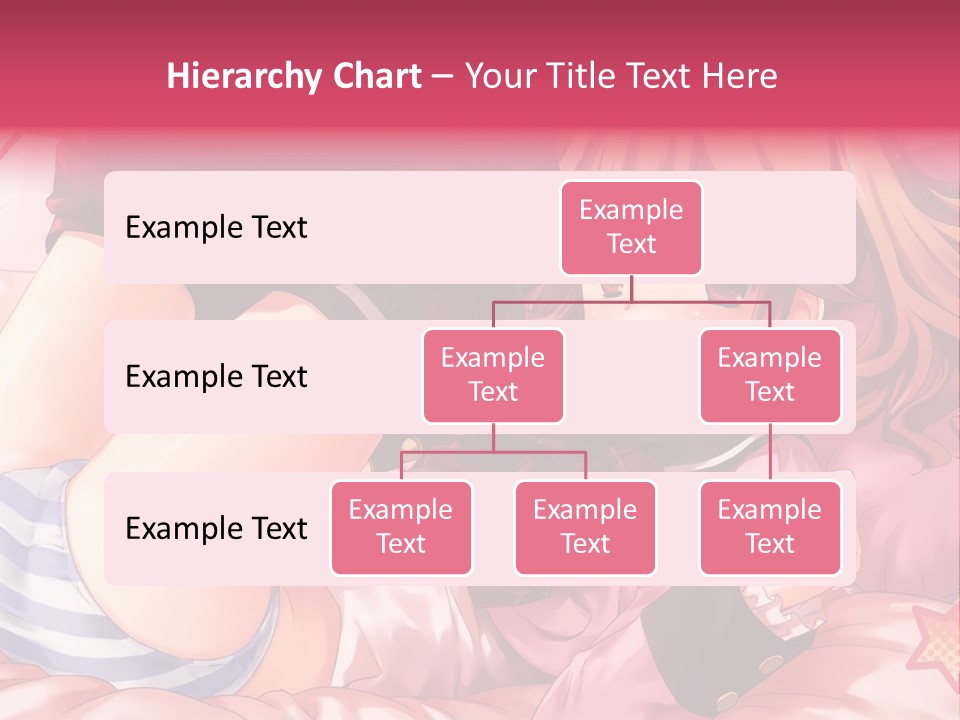 A Girl Laying On A Bed With A Bow In Her Hair PowerPoint Template