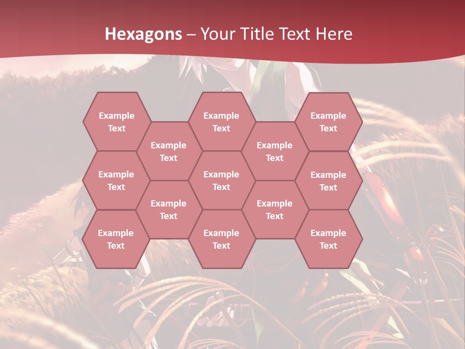 A Couple Of Anime Characters In A Field PowerPoint Template