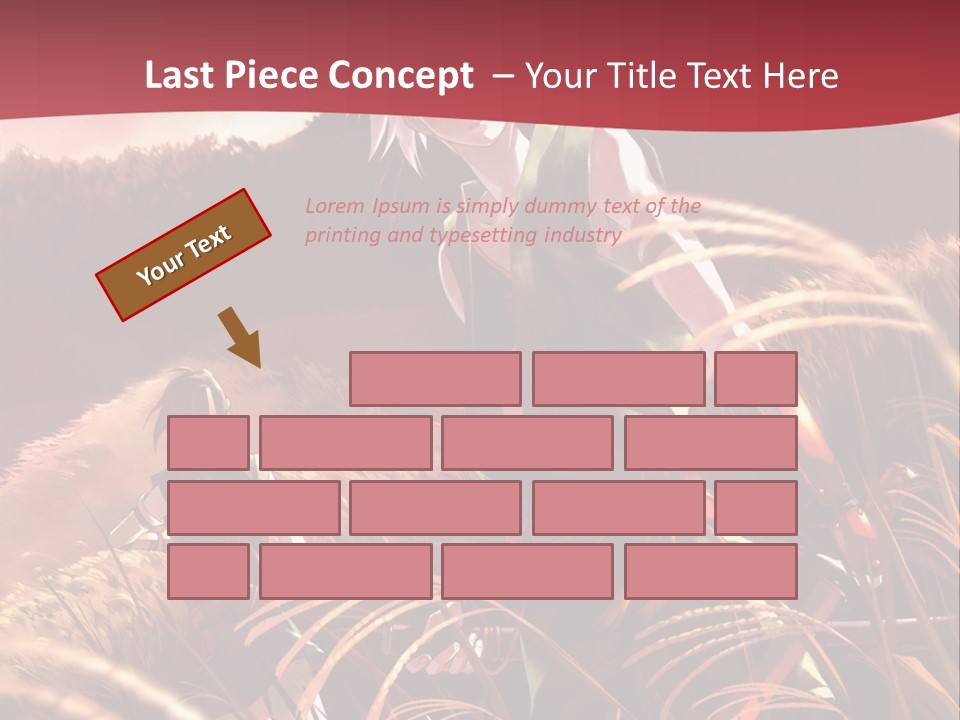 A Couple Of Anime Characters In A Field PowerPoint Template