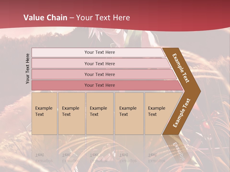 A Couple Of Anime Characters In A Field PowerPoint Template