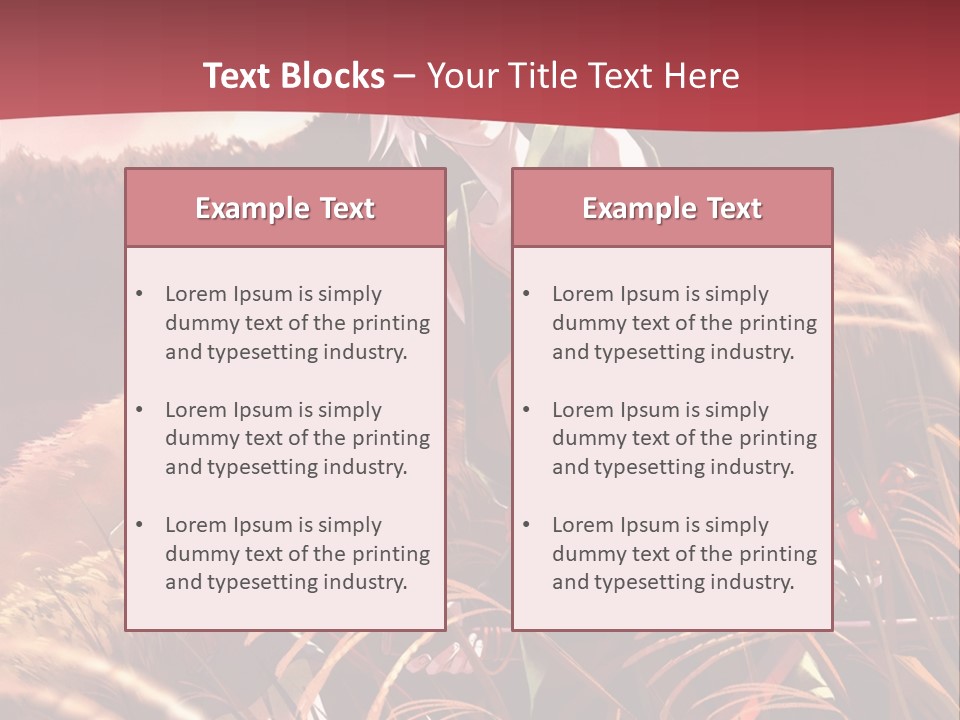 A Couple Of Anime Characters In A Field PowerPoint Template