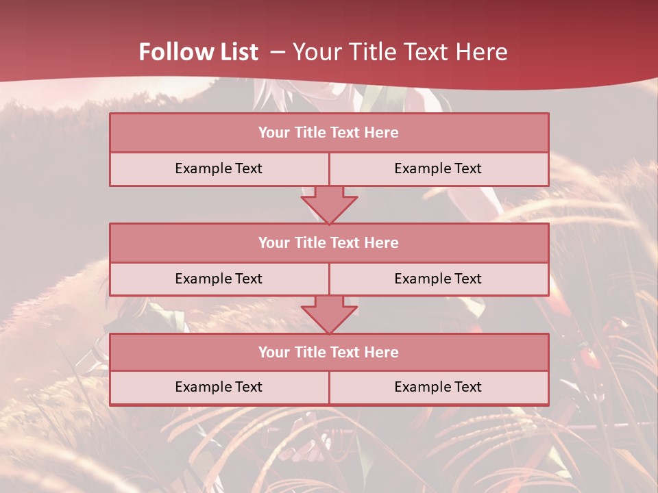 A Couple Of Anime Characters In A Field PowerPoint Template