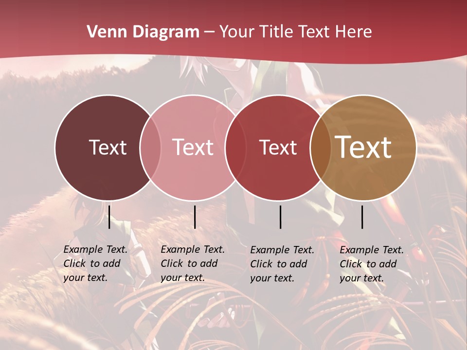 A Couple Of Anime Characters In A Field PowerPoint Template